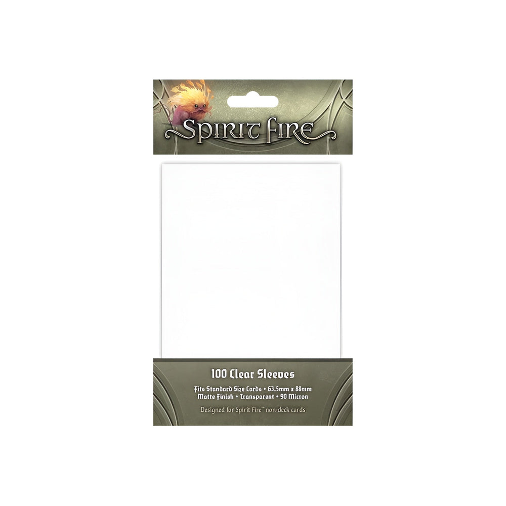 Spirit Fire: Card Sleeves: Clear [100ct]