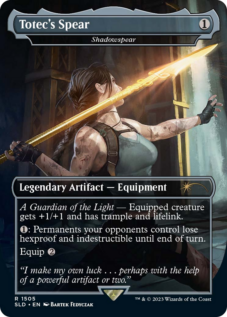 Shadowspear (SLD-1505) - Secret Lair Drop / Totec's Spear (Borderless)