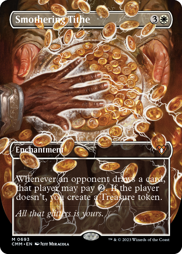 Smothering Tithe (CMM-693) - Commander Masters (Borderless) Foil