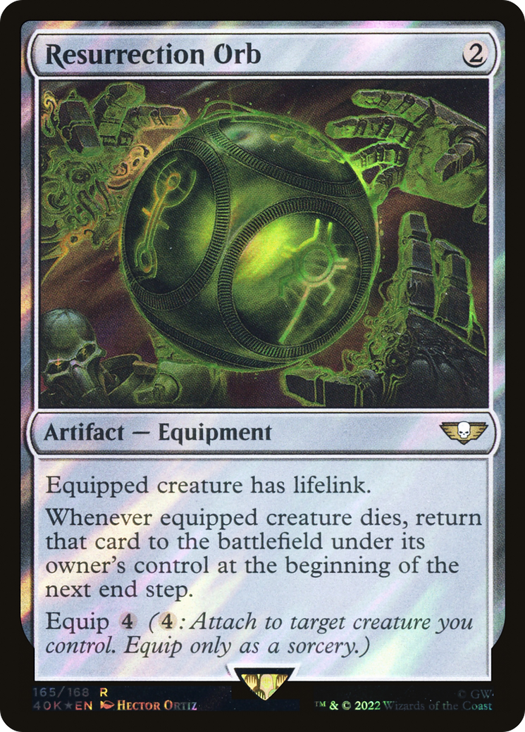 Resurrection Orb (40K-165â˜…) - Warhammer 40,000 Commander Foil