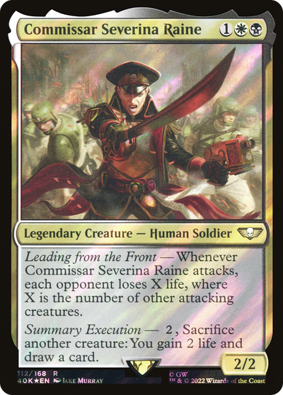 Commissar Severina Raine (40K-112â˜…) - Warhammer 40,000 Commander Foil