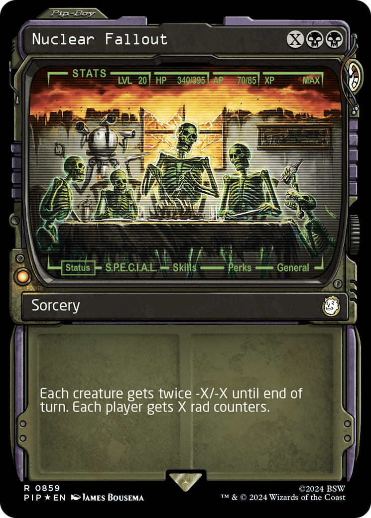 Nuclear Fallout (PIP-859) - Fallout: (Showcase) Foil