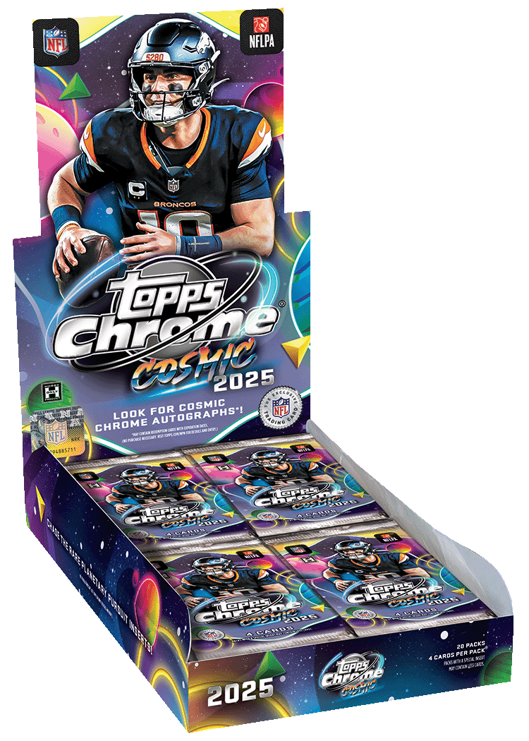2025 Topps Cosmic Chrome Football Hobby 8 Box Case