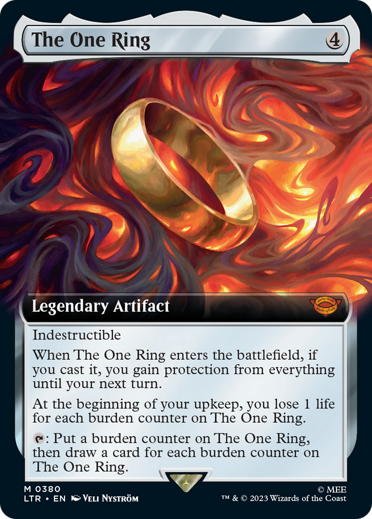 The One Ring (LTR-380) - The Lord of the Rings: Tales of Middle-earth: (Extended Art) Foil