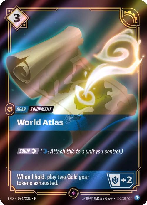 World Atlas - 086/221 [Riftbound Organized Play Promotional Cards] [Foil]