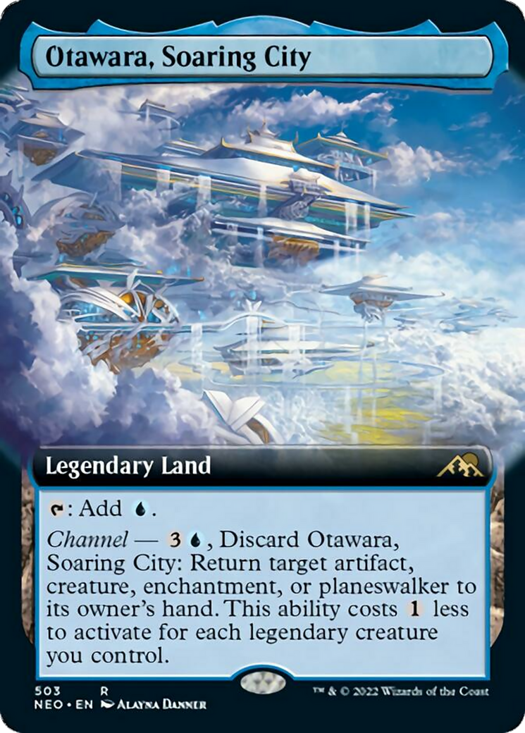 Otawara, Soaring City (NEO-503) - Kamigawa: Neon Dynasty: (Extended Art) Foil