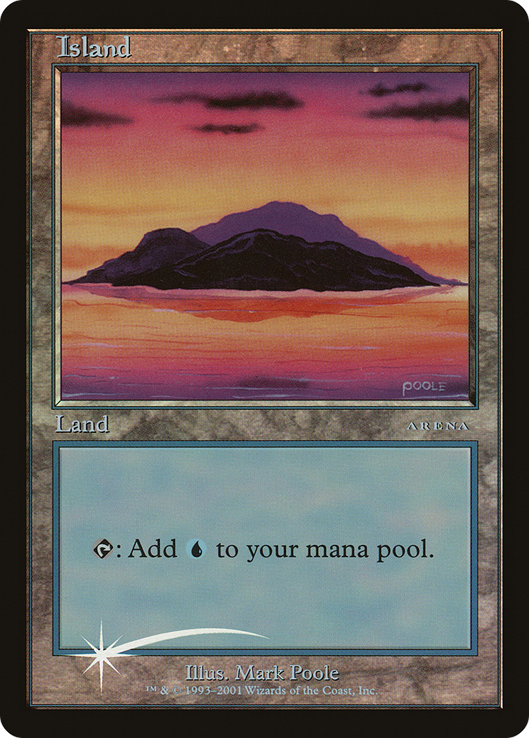 Island (ARENA-001) - Arena League 2002 Foil