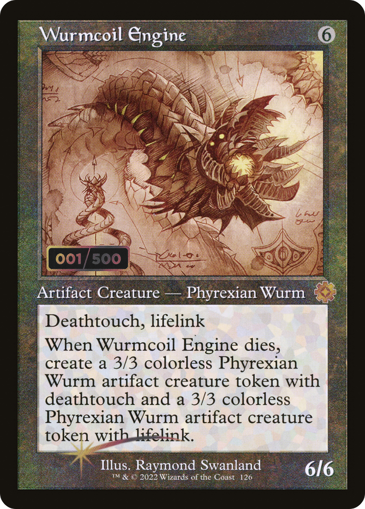 Wurmcoil Engine (BRR-126Z) - The Brothers' War Retro Artifacts Foil