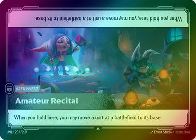 Amateur Recital - 207/219 [Unleashed] [Foil]