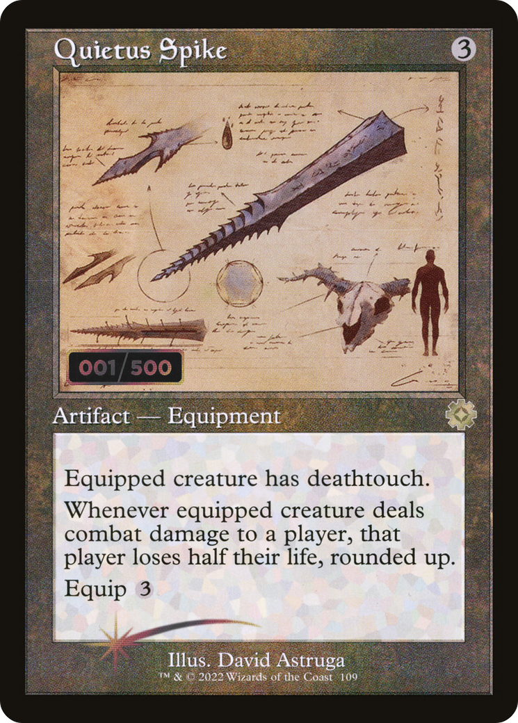 Quietus Spike (BRR-109Z) - The Brothers' War Retro Artifacts Foil