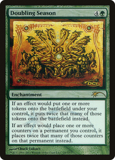 Doubling Season (JDG-007) - Judge Gift Cards 2011 Foil
