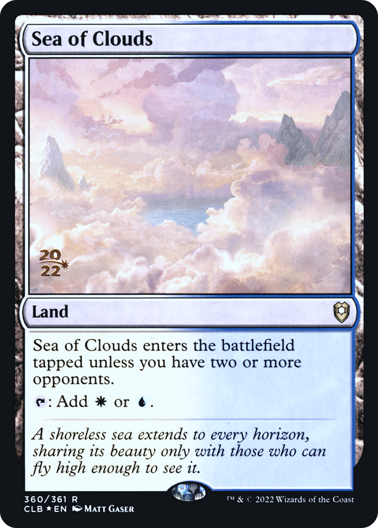 Sea of Clouds (PRE-360S) - Battle for Baldur's Gate Promos Foil