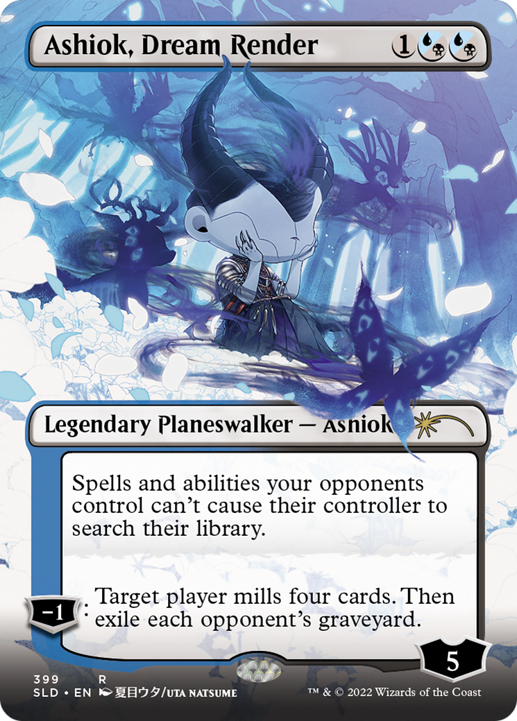 Ashiok, Dream Render (SLD-399) - Secret Lair Drop (Borderless) Foil
