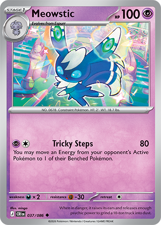 Meowstic - 037/086 - Uncommon [me04-037] [Non-Holo]