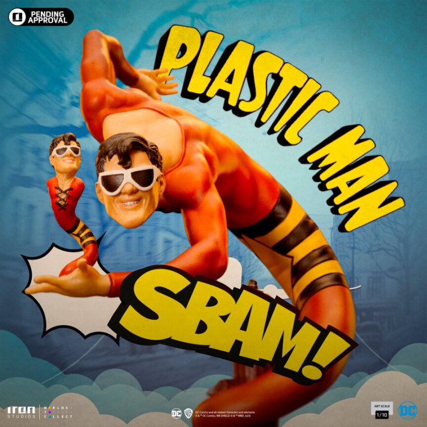 Iron Studios DC Plastic Man Art Scale 1/10 Statue