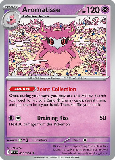 Aromatisse - 036/088 - Uncommon [me03-036] [Non-Holo]