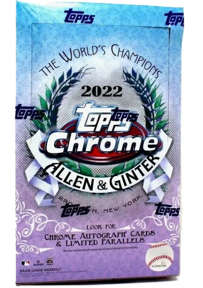 2022 Topps Chrome Allen and Ginter Baseball Hobby Box