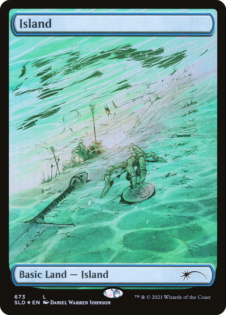 Island (SLD-673) - Secret Lair Drop Foil