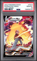 2022 POKEMON SWORD & SHIELD LOST ORIGIN #TG17 FA/PIKACHU VMAX LOST ORIGIN PSA 10