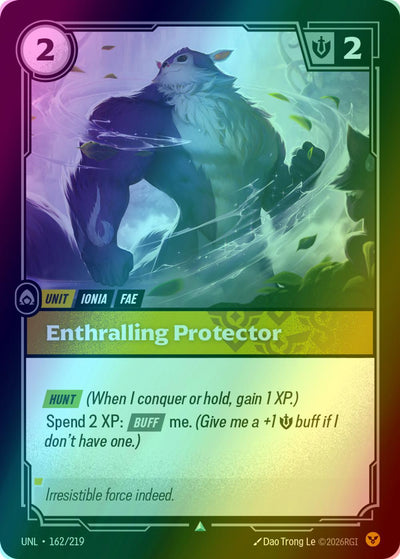 Enthralling Protector - 162/219 [Unleashed] [Foil]