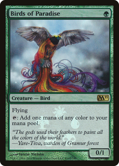 Birds of Paradise (BABP-165â˜…) - Magic 2011 Promos Foil