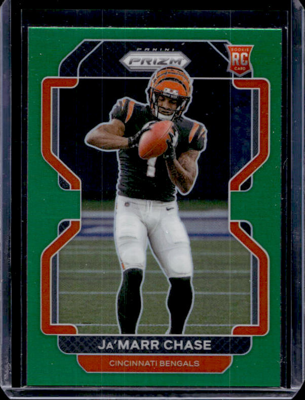 2023 Panini Prizm Ja'Marr Chase #337 Rookie Green Prizm
