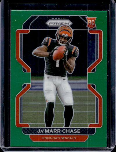2023 Panini Prizm Ja'Marr Chase #337 Rookie Green Prizm