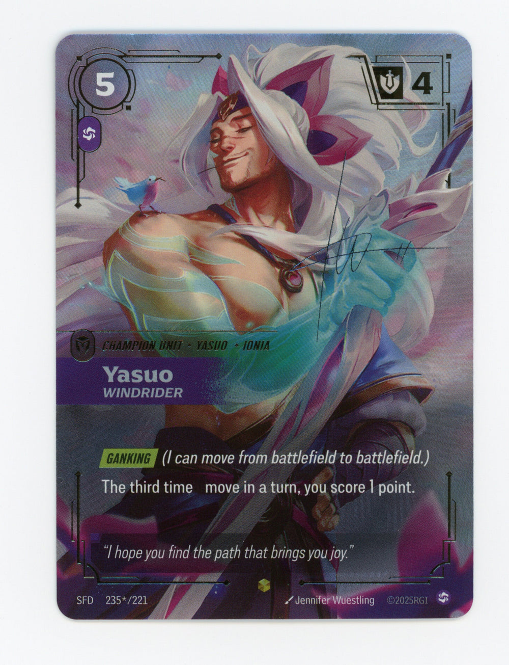 Yasuo - Windrider — Signature|Foil — ID 17469