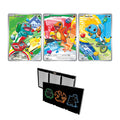 2026 Pokemon - First Partner Illustration Collections with Card Display Kit - Bulbasaur #37 Charmander #38 Squirtle #39 - Ungraded Raw Cards