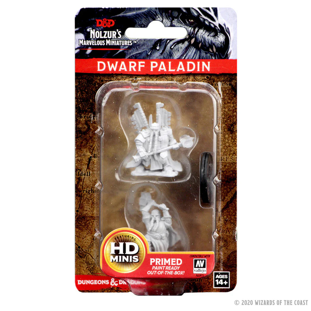Nolzur's Marvelous Miniatures: Dwarf Paladin Male