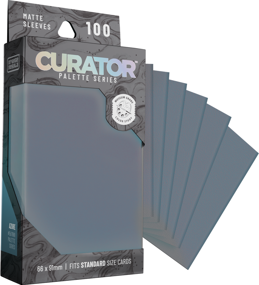 Curator Palette Series Sleeves - Standard Size - 100ct - Azure