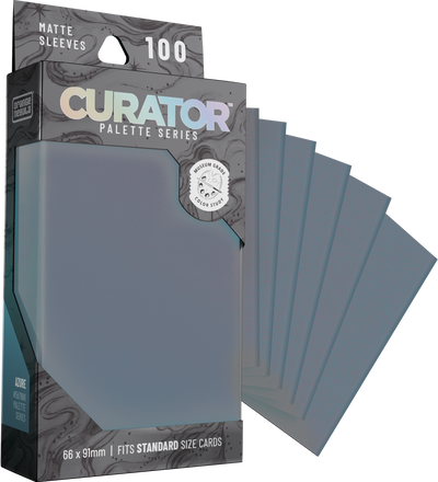 Curator Palette Series Sleeves - Standard Size - 100ct - Azure