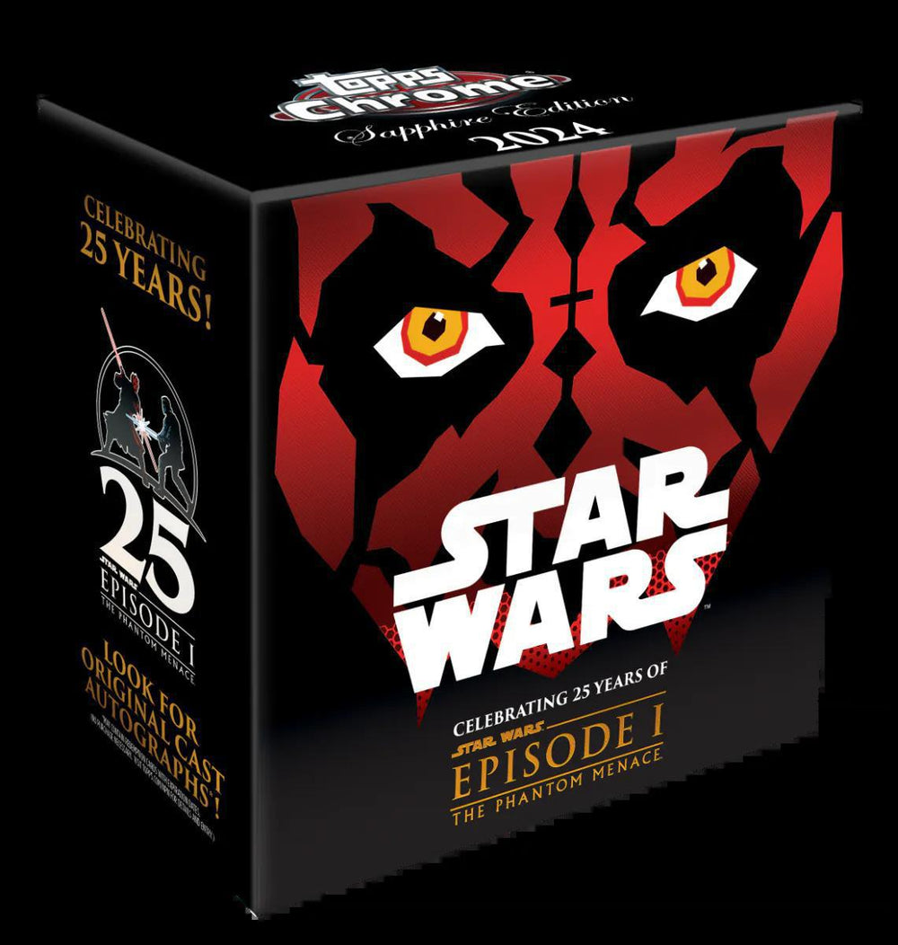 2024 Topps Star Wars The Phantom Menace Chrome Sapphire Edition Box