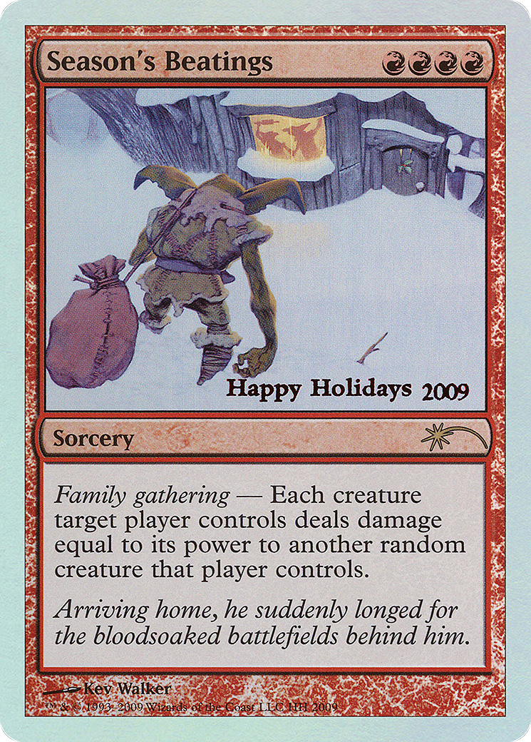 Season's Beatings (SPECIAL-009) - Happy Holidays Foil