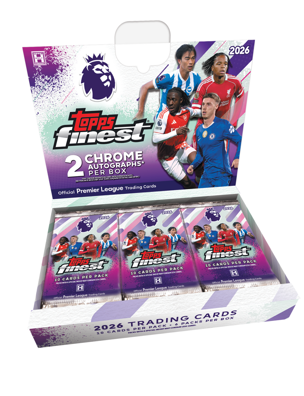 2026 Topps Finest Premier League Soccer Hobby Box