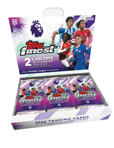 2026 Topps Finest Premier League Soccer Hobby Box