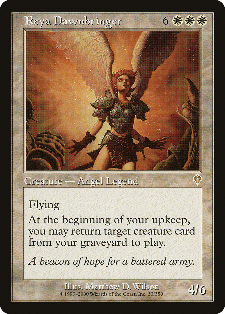 Reya Dawnbringer (INV-033) - Invasion Foil