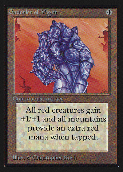 Gauntlet of Might (IED-245) - Intl. Collectors' Edition