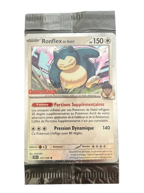 Hop’s Ronflex de Nabil 117/159 GameStop Stamped Promo - FRENCH Sealed