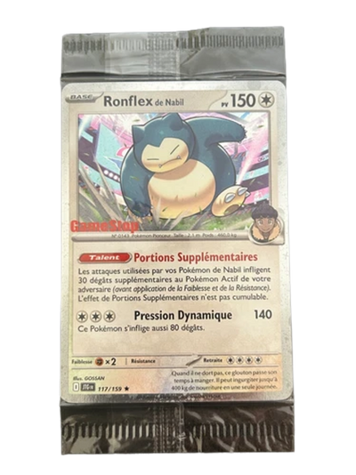 Hop’s Ronflex de Nabil 117/159 GameStop Stamped Promo - FRENCH Sealed