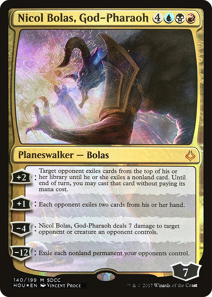 Nicol Bolas, God-Pharaoh (MEDIA-140) - San Diego Comic-Con 2017 Foil