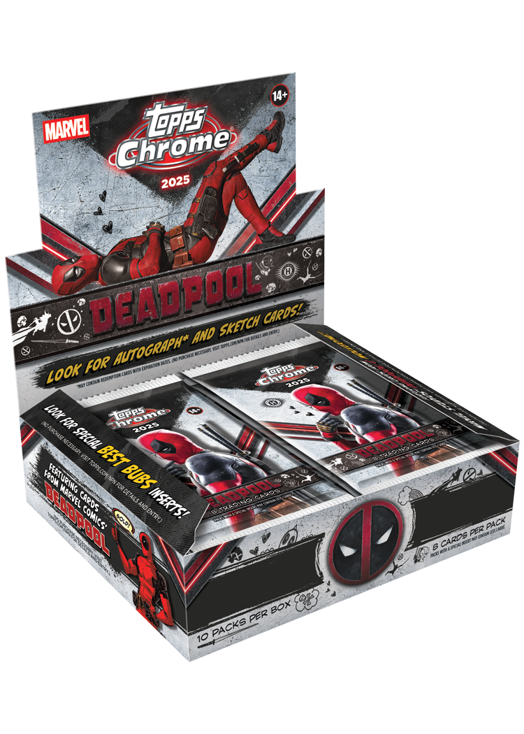 2025 Topps Chrome Marvel Deadpool Hobby Box