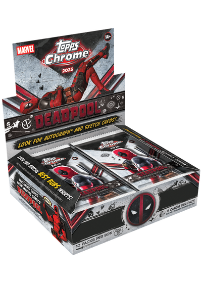 2025 Topps Chrome Marvel Deadpool Hobby Box