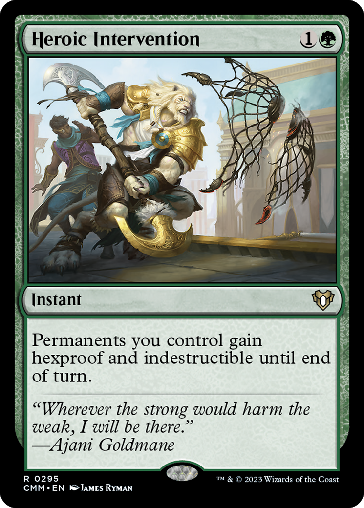 Heroic Intervention (CMM-295) - Commander Masters