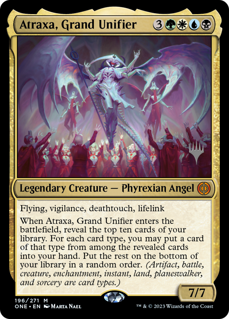 Atraxa, Grand Unifier (PPONE-196P) - Phyrexia: All Will Be One Promos Foil
