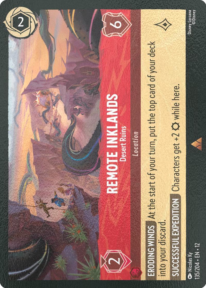 Remote Inklands - Desert Ruins - 135/204 [Wilds Unknown] [Cold Foil]