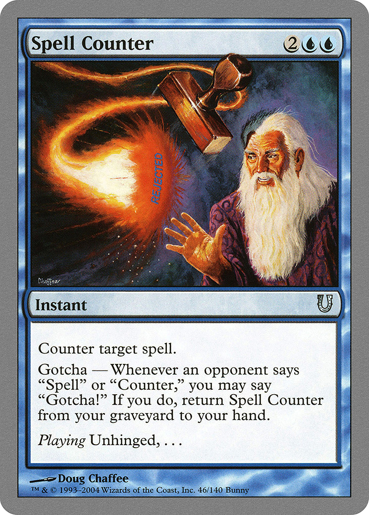 Spell Counter (UNH-046) - Unhinged Foil
