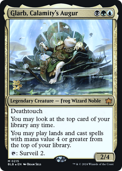 Glarb, Calamity's Augur (PRE-215S) - Bloomburrow Promos Foil