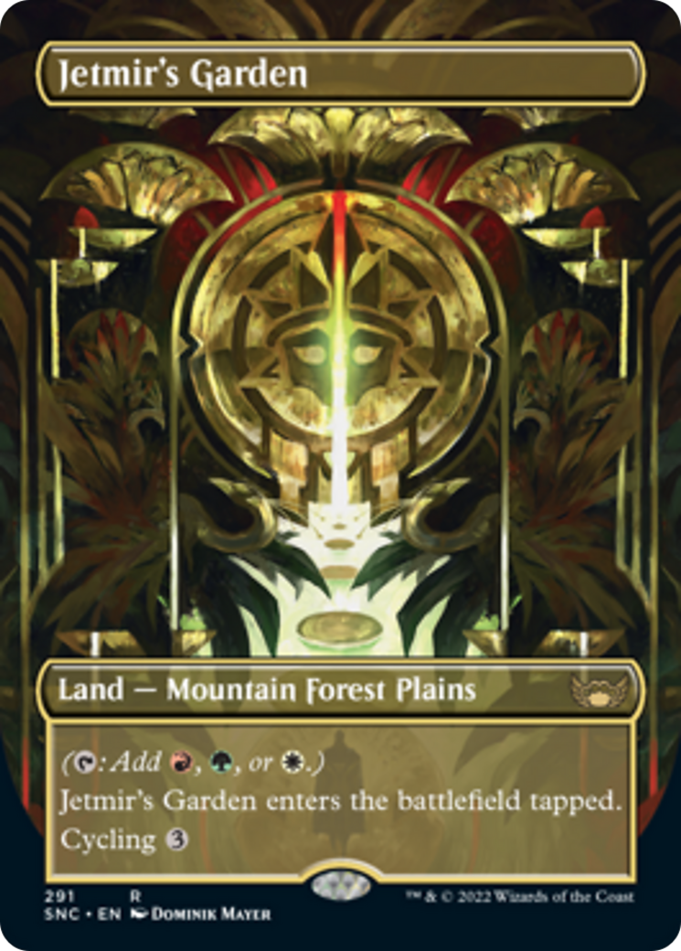 Jetmir's Garden (SNC-291) - Streets of New Capenna (Borderless) Foil