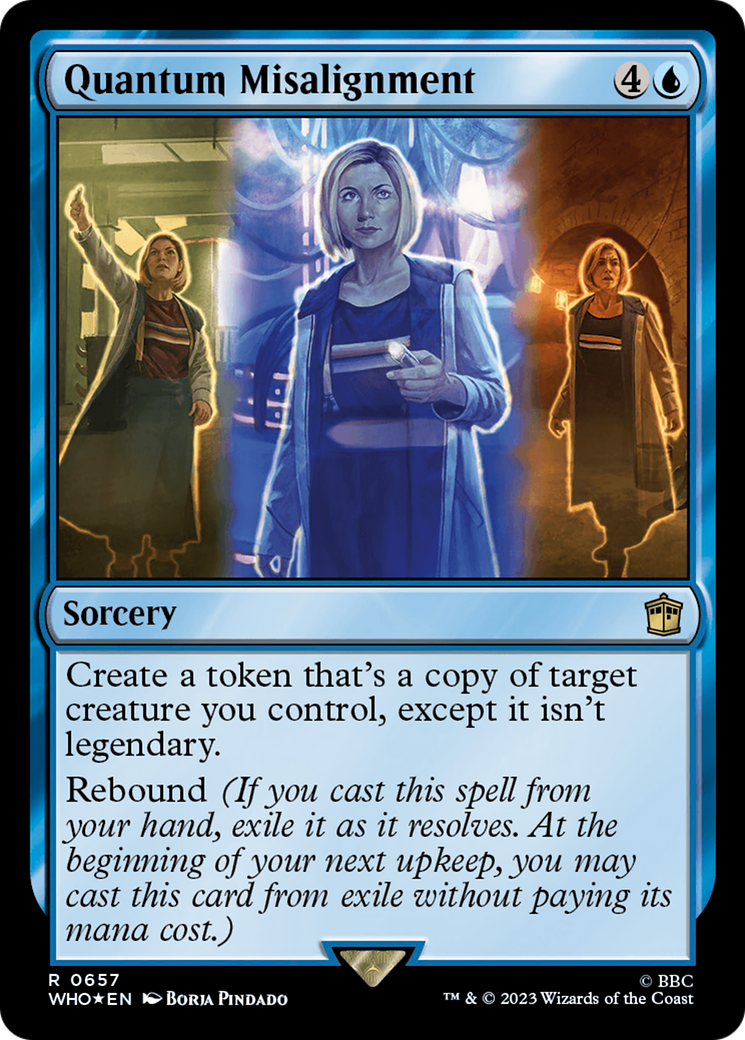 Quantum Misalignment (WHO-657) - Doctor Who Foil